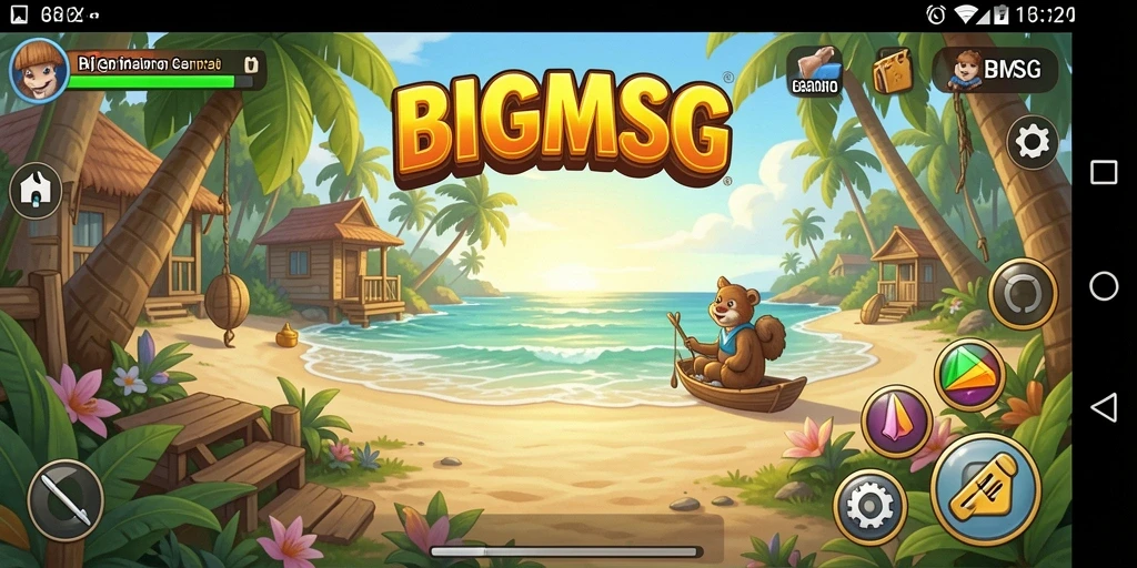 Screenshot gameplay BIGMSG yang menunjukkan keseruan permainan Casual.