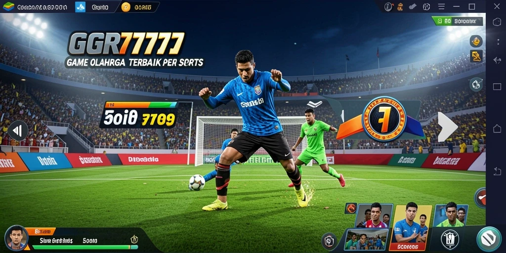 Screenshot gameplay GGR7777 yang menampilkan aksi olahraga seru.