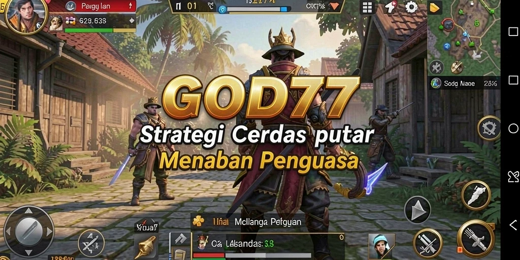 Screenshot gameplay <strong>GOD77</strong> dengan tampilan strategi yang mendebarkan.