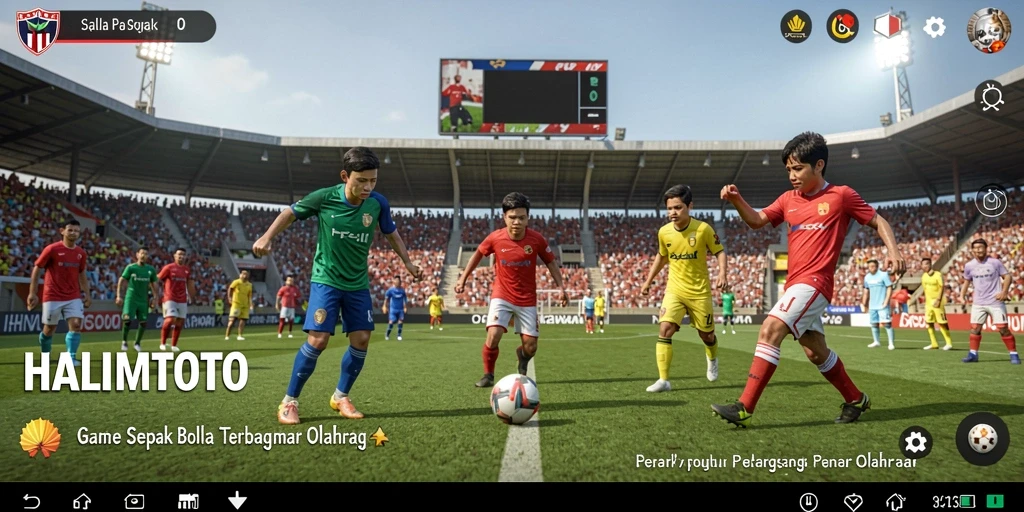 Tampilan gameplay menarik dari HALIMTOTO dengan tingkat realisme tinggi.
