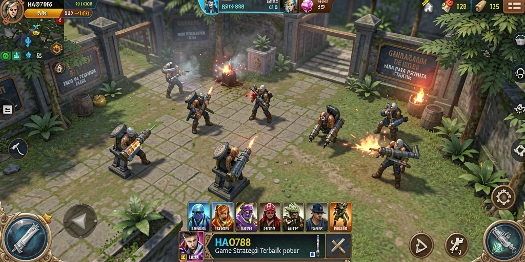 Tampilan menarik dari gameplay HAO788 yang penuh strategi dan taktik.