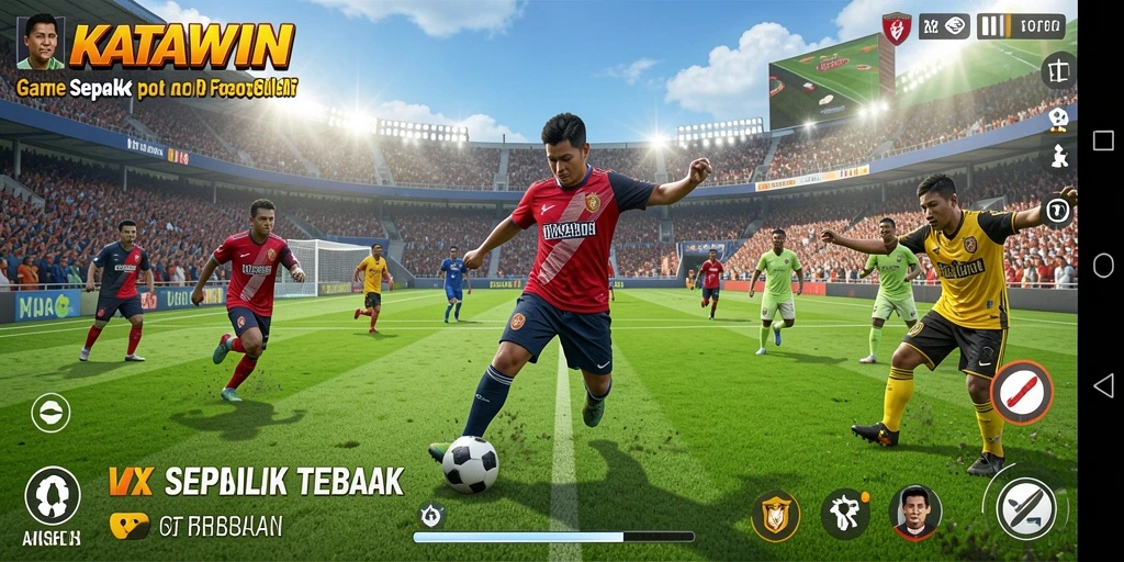 Tampilan gameplay KATAWIN yang menegangkan dan seru.