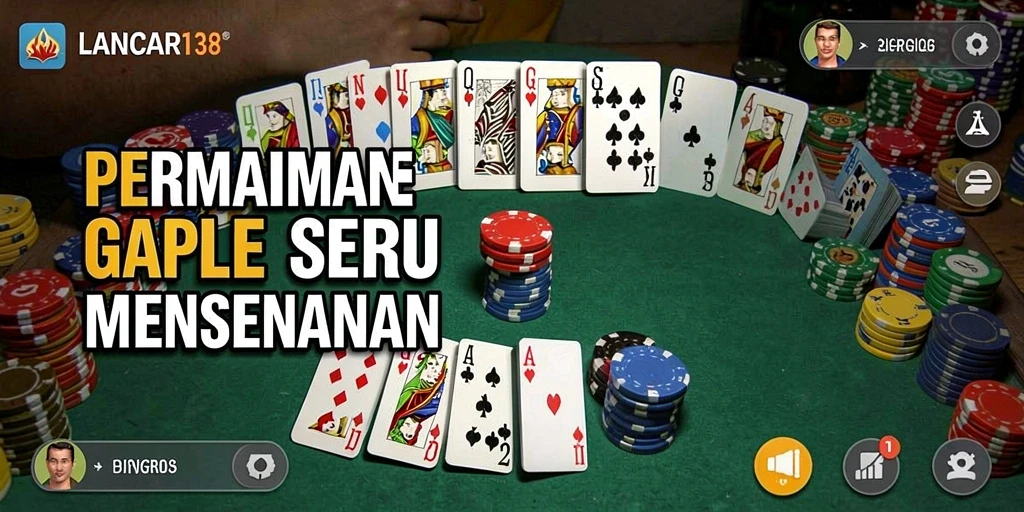 Tampilan gameplay seru dengan suasana Gaple yang menarik di LANCAR138.
