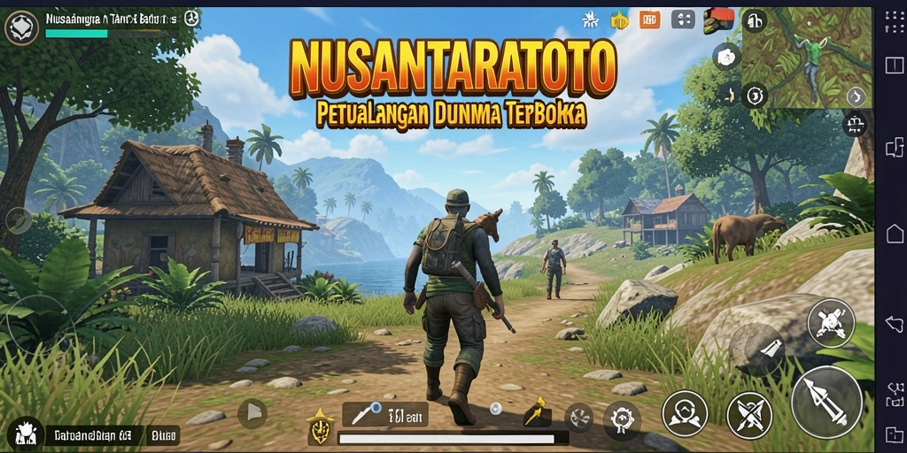 Tampilan menarik dalam gameplay Open World NUSANTARATOTO.