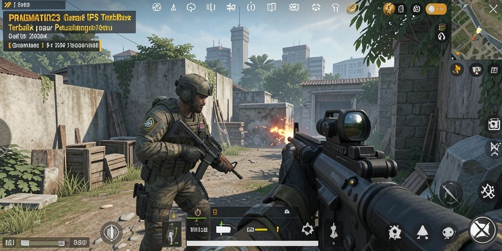 Tampilan gameplay mendebarkan dari PRAGMATIC123 dengan aksi menembak intens.