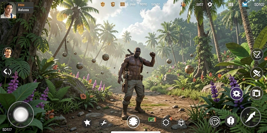 Tampilan gameplay menarik dari SD107 yang menonjolkan simulasi kehidupan.