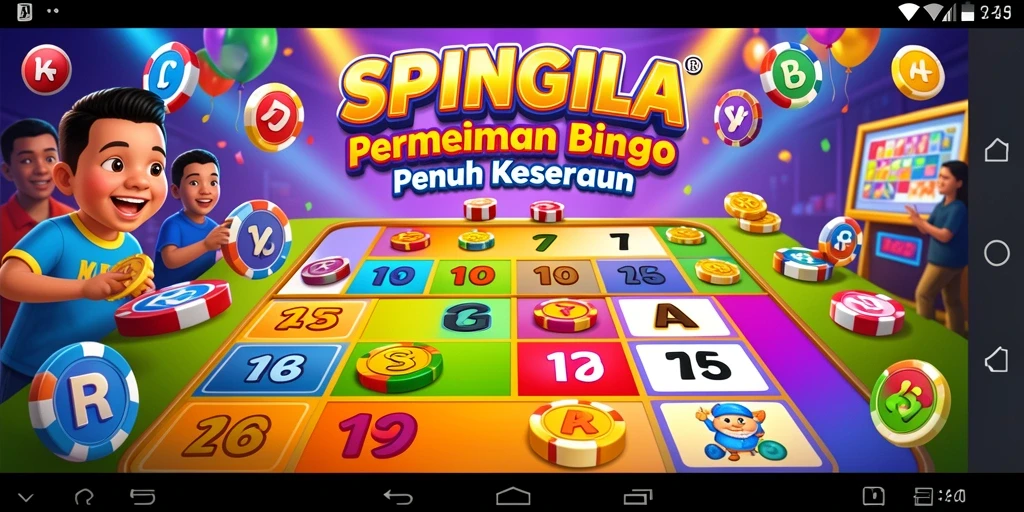 Screenshot gameplay Bingo SPINGILA yang menampilkan suasana seru.