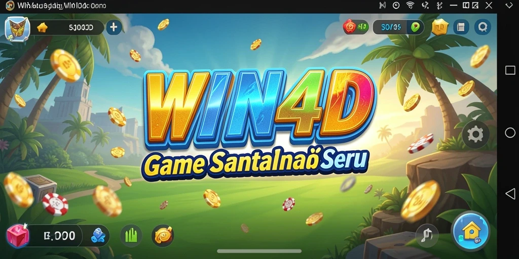 Tampilan gameplay WIN4D yang seru dan penuh warna.